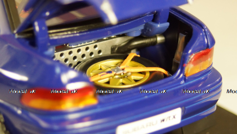 Subaru Impreza STi Street Legal WRX, blue, 5512, SunStar 1:18