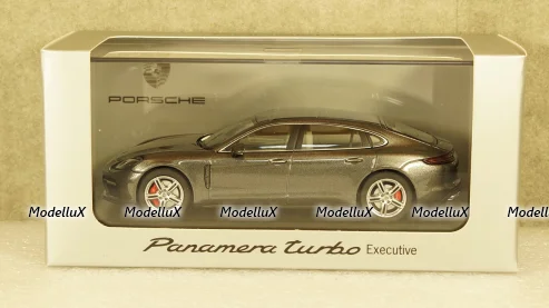 Porsche Panamera Turbo (2. Gen.) Executive agate gray metallic, Herpa 1:43