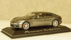 Porsche Panamera Turbo (2. Gen.) Executive agate gray metallic, Herpa 1:43