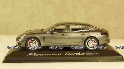 Porsche Panamera Turbo (2. Gen.) Executive agate gray metallic, Herpa 1:43