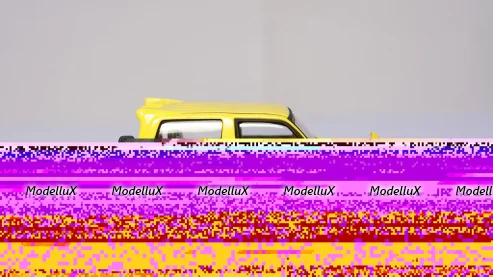 Mitsubishi Pajero, yellow, Cararama 1:43