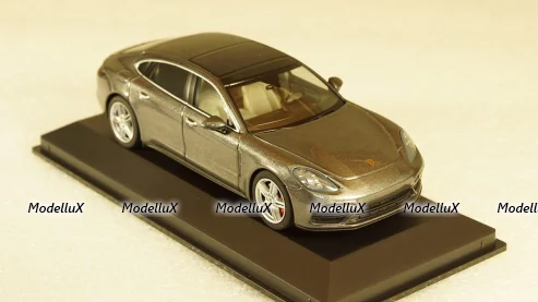 Porsche Panamera Turbo (2. Gen.) Executive agate gray metallic, Herpa 1:43