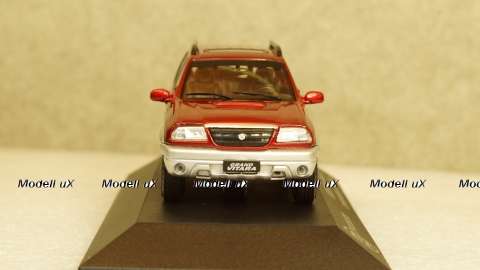 Suzuki Grand Vitara 2001 red/grey, Triple9 1:43