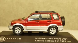 Suzuki Grand Vitara 2001 red/grey, Triple9 1:43