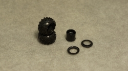 Арочная резина и диск, 1:43 MW178