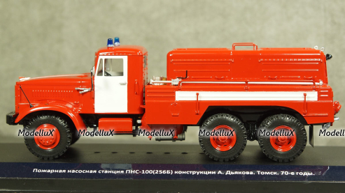 Краз 256Б ПНС-100 конструкции А.Дьякова. Томск. 70-е годы, TruckTyr 1:43