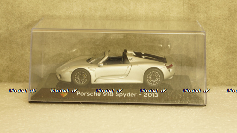 Porsche 918 Spyder 2013 liquid silver, Altaya 1:43