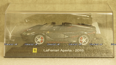 Ferrari LaFerrari Aperta year 2016 black, Altaya 1:43