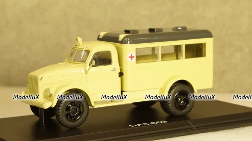 ПАЗ-653 медицинский, 1950, SSM1437, SSM 1:43