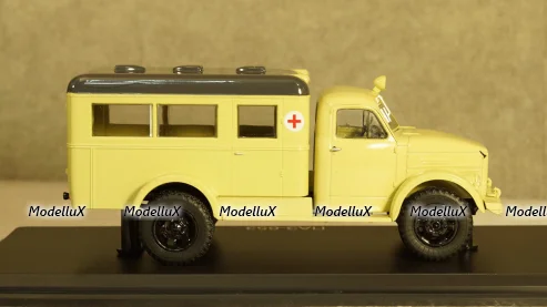 ПАЗ-653 медицинский, 1950, SSM1437, SSM 1:43