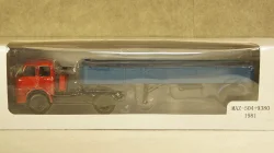 МАЗ 504 с п/прицепом Одаз 9380 1981г красный/синий, НАП 1:43