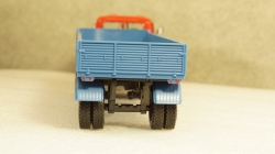 МАЗ 504 с п/прицепом Одаз 9380 1981г красный/синий, НАП 1:43