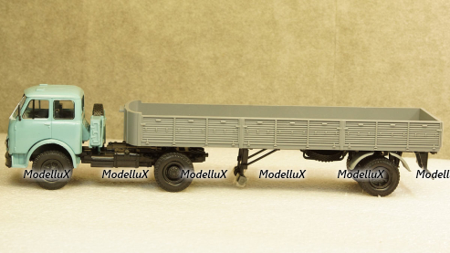 МАЗ 504 с полуприцепом МАЗ-9380б 1986, Н861, НАП 1:43 Уценка!