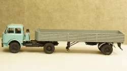 МАЗ 504 с полуприцепом МАЗ-9380б 1986, Н861, НАП 1:43 Уценка!