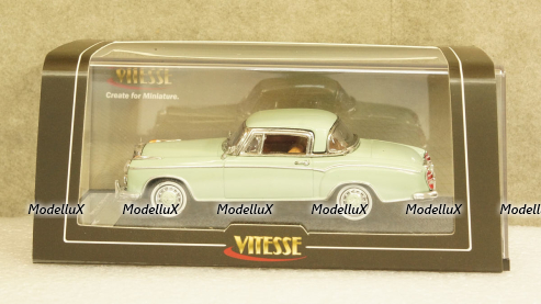 Mercedes 220 SE Coupe 1958 зеленый, 28666, Vitesse 1:43