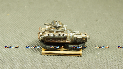 Мотор ЯМЗ-238  на поддоне, OrisModel 1:43