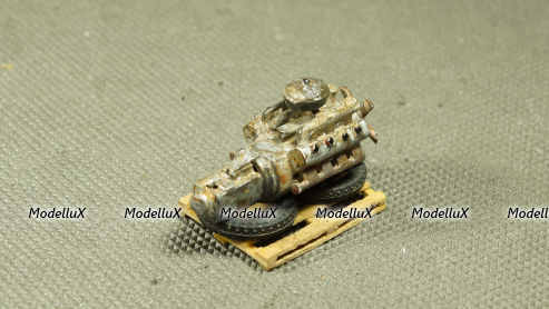 Мотор ЯМЗ-238  на поддоне, OrisModel 1:43