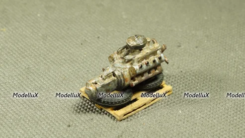 Мотор ЯМЗ-238  на поддоне, OrisModel 1:43