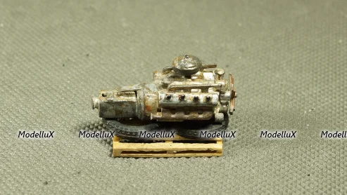 Мотор ЯМЗ-238  на поддоне, OrisModel 1:43