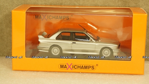 BMW M3 (E30) 1987 silver, 940020302, Maxichamps 1:43