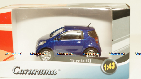 Toyota iQ синяя, Cararama 1:43