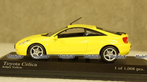 Toyota Celica (T23) 2000 желтая, 430168924, Minichamps 1:43
