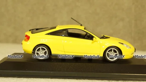 Toyota Celica (T23) 2000 желтая, 430168924, Minichamps 1:43