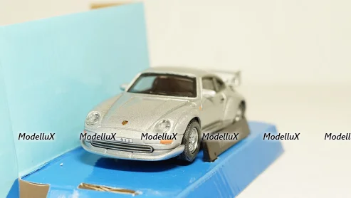 Porsche 911 GT2 серебристая, Cararama 1:43