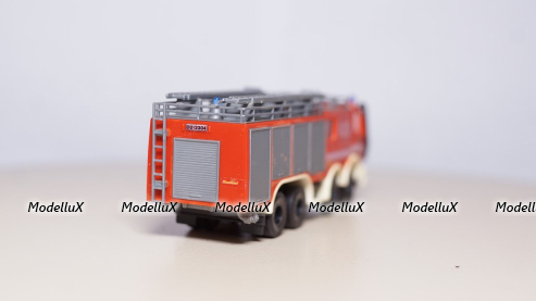 Mercedes пожарный, 4-х осный, Wiking 1:87