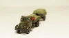 Зис 150 борт с грузом + прицеп с грузом, темный, Herpa 1:87 