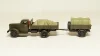 Зис 150 борт с грузом + прицеп с грузом, темный, Herpa 1:87 