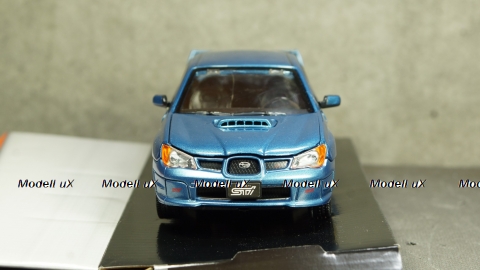 Subaru Impreza WRX STI metallic-blue, MotorMax 1:24