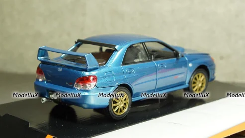 Subaru Impreza WRX STI metallic-blue, MotorMax 1:24