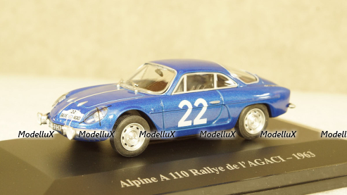Renault Alpine A110 No.22 Rally de Agaci 1963, Eligor 1:43