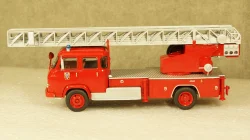 Saviem S7 пожарное депо с лестницей красный, Atlas 1:43