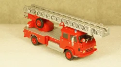 Saviem S7 пожарное депо с лестницей красный, Atlas 1:43
