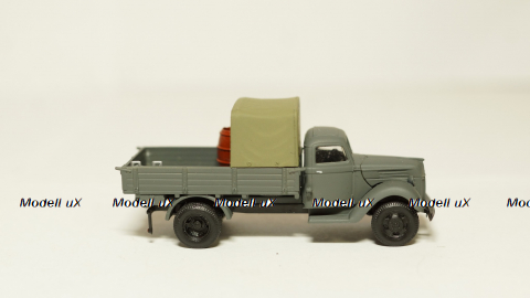 Ford 917 борт с инвентарем, Германия, серый, Herpa/КУМ 1:87 