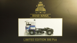 Volvo F12 1977 white/blue, RK180033, Road Kings 1:18