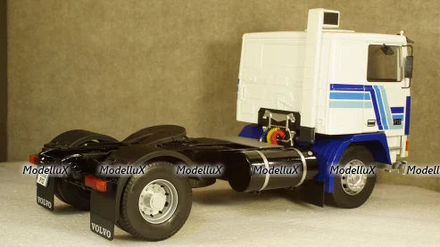 Volvo F12 1977 white/blue, RK180033, Road Kings 1:18