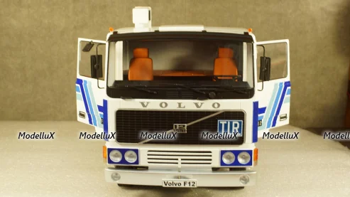 Volvo F12 1977 white/blue, RK180033, Road Kings 1:18
