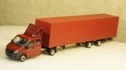 Газель Next c п/прицепом Батрак, TruckTyr 1:43