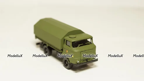 IFA wl50 военная гдр, кузов с тентом, Herpa/КУМ 1:87 