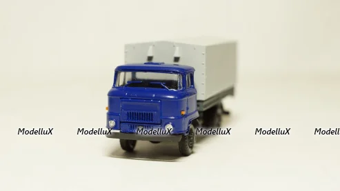 IFA wl50 кузов с тентом, серый, THW, Herpa/КУМ 1:87 