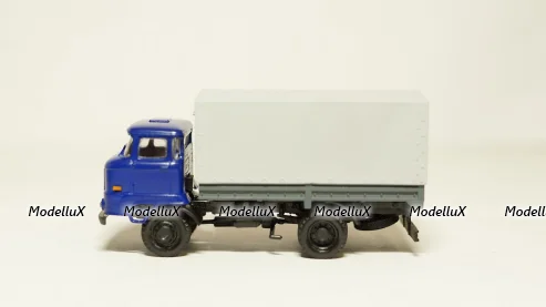 IFA wl50 кузов с тентом, серый, THW, Herpa/КУМ 1:87 