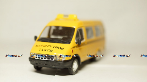 Газ 3221 Газель маршрутное такси, Агат 1:43