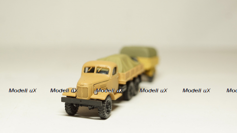 Зис 151 борт с грузом и прицеп с грузом песочный, Herpa 1:87 