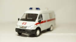 Газ 3221 Газель Скорая помощь, Агат 1:43