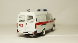 Газ 3221 Газель Скорая помощь, Агат 1:43