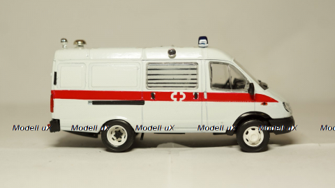 Газ 3221 Газель Скорая помощь, Агат 1:43
