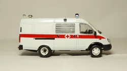 Газ 3221 Газель Скорая помощь, Агат 1:43